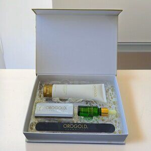NIB ORAGOLD Hyacinth Manicure Set 4 Piece Box
